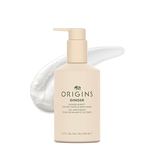 Origins Ginger Burst Savory Hand &amp Body Wash | Lathers &amp Cleanses | With Ginger 6.7 Fl Oz