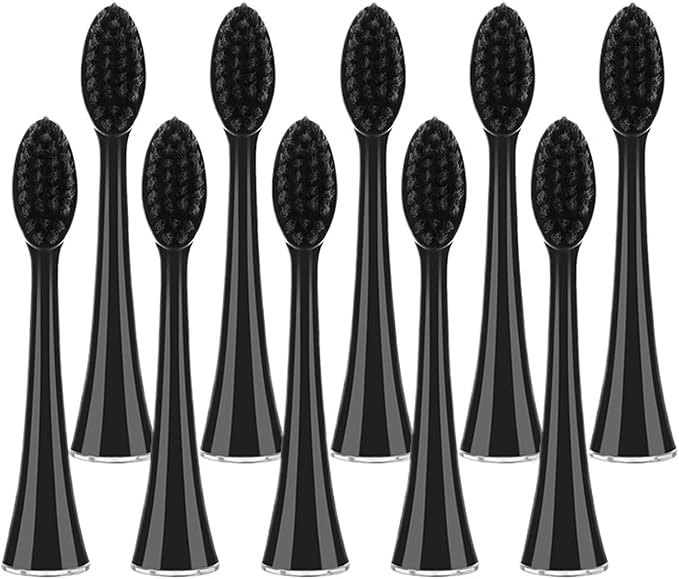 Replacement Electric Toothbrush Heads 10PCS Whiting Bamboo Charcoal BrushCompatible for S9 Adults(10pcs)