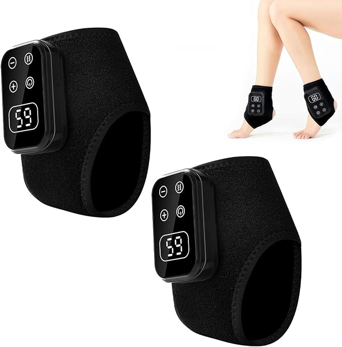 2Pcs Foot Advanced Renew Triple Method MassagerPortable Foots Renew Massager 3-in-1 Foot Advanced Rene-w Triple Method Massage-rfor Home/Office/Travel 3-Speed &amp 5-Temperature
