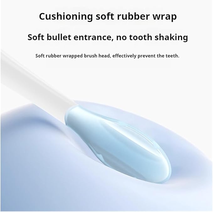 8PCS Replacement Brush Heads Compatibility for XIAOMI MIJIA MES609/610 Pro Electric Toothbrush(8 PCS Purple)