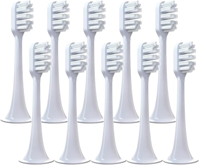 90pcs Compatible for T300 T500 T700 Ultrasonic Compatible for Electric Toothbrush Nozzles High-Density Replacement Tooth Brush Head(White-Soft)