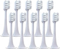 90pcs Compatible for T300 T500 T700 Ultrasonic Compatible for Electric Toothbrush Nozzles High-Density Replacement Tooth Brush Head(White-Soft)