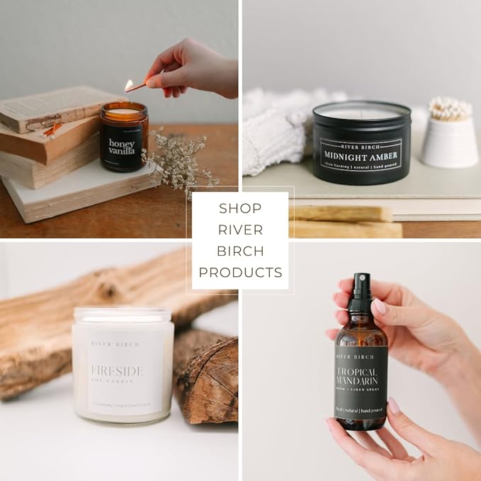 River Birch Mahogany Woods Scented Natural Body Wash Refill - Handmade Moisturizing Body Wash Luxury Scented Hydrating Soap - Vegan and Non-Toxic - 32 Fl Oz