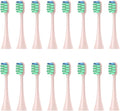 Replacement Toothbrush HeadsCompatible for Panasonic Doltz EW-DC01/DC12/PDL54/PDP51/EW1031/DE92/WEW0980/DL40/DL75/DL82(16pcs Pink)