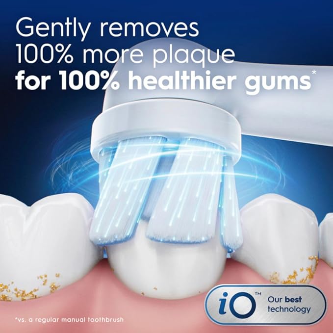 Oral-B iO Ultimate Clean Replacement Brush Heads 5 Count 4 Ultimate Clean + 1 Gum &amp Sensitive White
