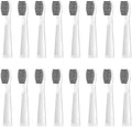 Toothbrush Replacement HeadsCompatible for SEAGO SG910/507/958/515/949/575/55116pcs(16pcs White Care)
