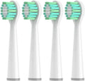 4 Pcs/Pack Replacement Brush HeadsCompatible for Usmile Q3 Q3S Q1 Electric Toothbrush Head Soft Bristles(Green)