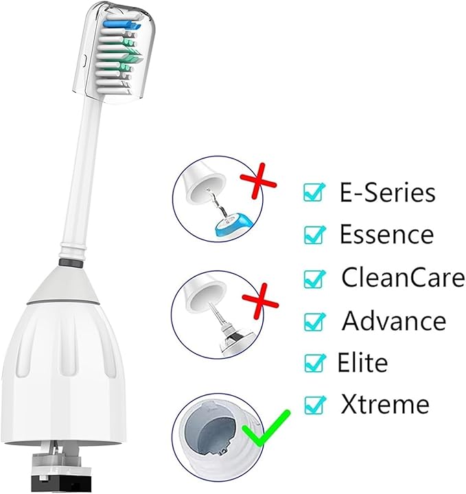 Compatible for Replacement Toothbrush Heads(6 Pcs)