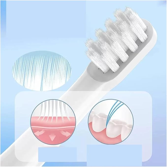 16Pcs Bristle Brush Head Replacements for MINT5 T1 Practical Cleaning
