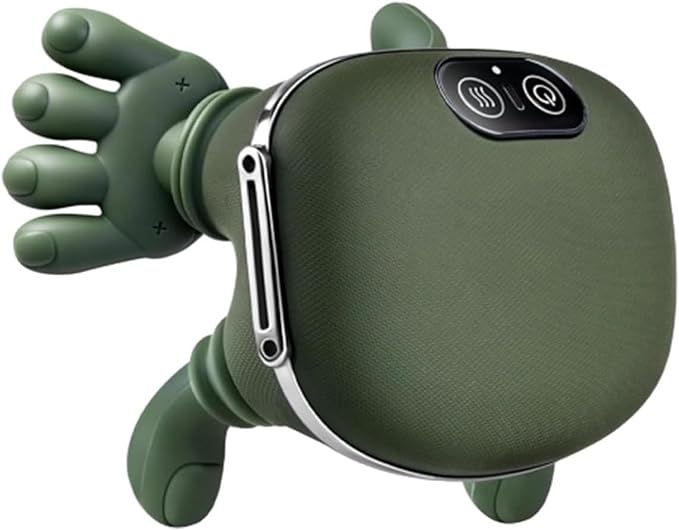 Neck and Shoulder Massager Cordless Portable Neck Massager with Heat and Fingers Electric Cervical Back Massagers for Muscle Pain Relief Ideal for Home Office and Travel