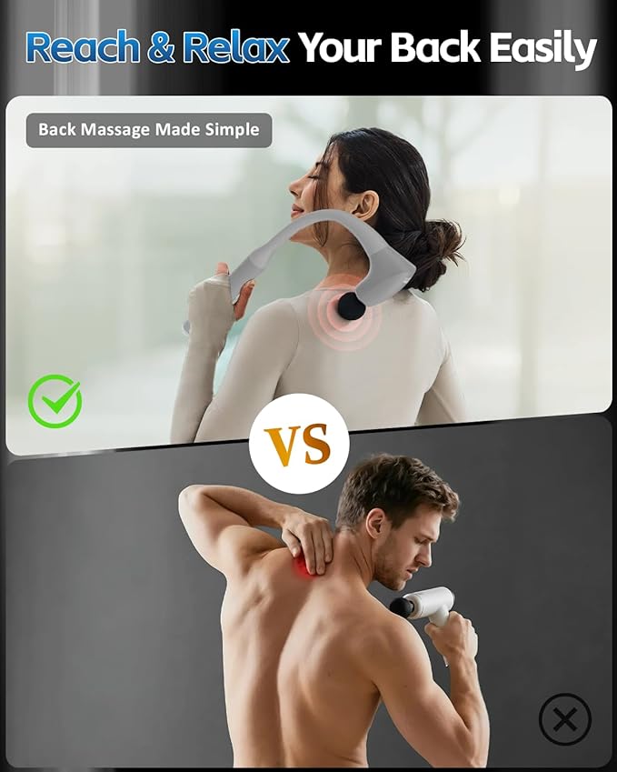 2-in-1 Massage Gun &amp 2 Massage Heads