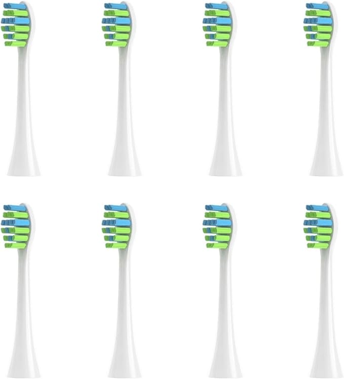 Compatible for 360 T1 Oracleen Puppy Y1 Electric Toothbrush Replacement Heads4-16pcs(8pcs Whitening)