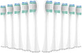 10pcs Replacement Toothbrush Heads Compatible for Aquasonic Black Series Pro Vibe Duo Refill Nylon Bristles(10pcs White)