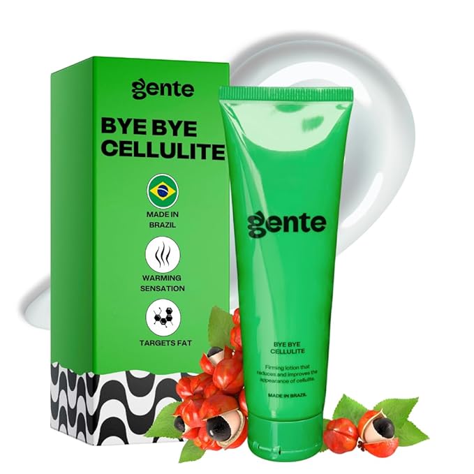 Gente Beauty Bye Bye Cellulite - Firming Lotion - Cellulite Remover Skin Tightening Cream for Body Anti Cellulite Cream Belly Firming Cream Skin Firming Body Lotion - 4.3FL OZ