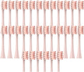 30/50PCS Vacuum Brush Compatible for Oclean X PRO/ Z1/ F1/ One/Air 2 /SE Replacement Head Toothbrush Nozzles Soft Bristle(50Pink)