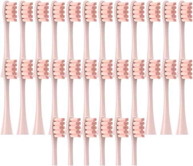 30/50PCS Vacuum Brush Compatible for Oclean X PRO/ Z1/ F1/ One/Air 2 /SE Replacement Head Toothbrush Nozzles Soft Bristle(50Pink)