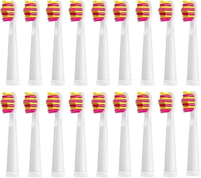 20 Pcs Toothbrush Heads Head Work Compatible for P11(20 PCS Pink)
