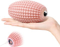 Vibrating Massage Ball for Muscle Recovery Silicone Myofascial Massage Ball Plantar Fasciitis ReliefHip &amp Psoas Release Deep Tissue &amp Trigger Point Roller for Neck Back Foot (Pink)