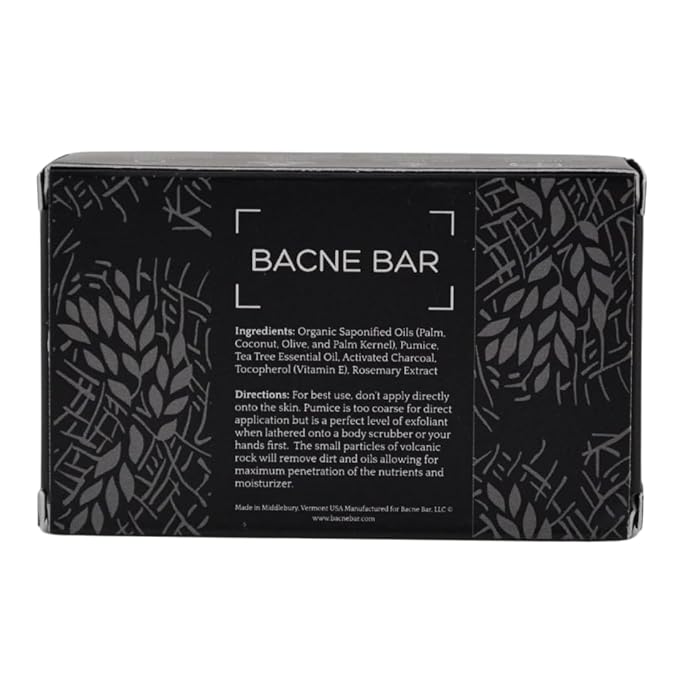 Bacne Cleanser Bundle: The is for Deep Exfoliation to Clear up Dry/Flaky Skin and Blackheads The Bacne Wash is Formulated for Oily/Sensitive Skin Hormonal Acne and Whiteheads