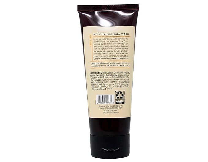 Cremo Moisturizing Body Wash Italian Bergamot Bright &amp Fresh Multi-Layered Fragrance 3 FL OZ (Pack of 4)