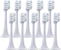 8/10PCS Replacement Toothbrush HeadsCompatible for Xiaomi T300 T500 Sonic Electric Teeth Brush Soft Teethbrush Nozzles(10 White Soft)