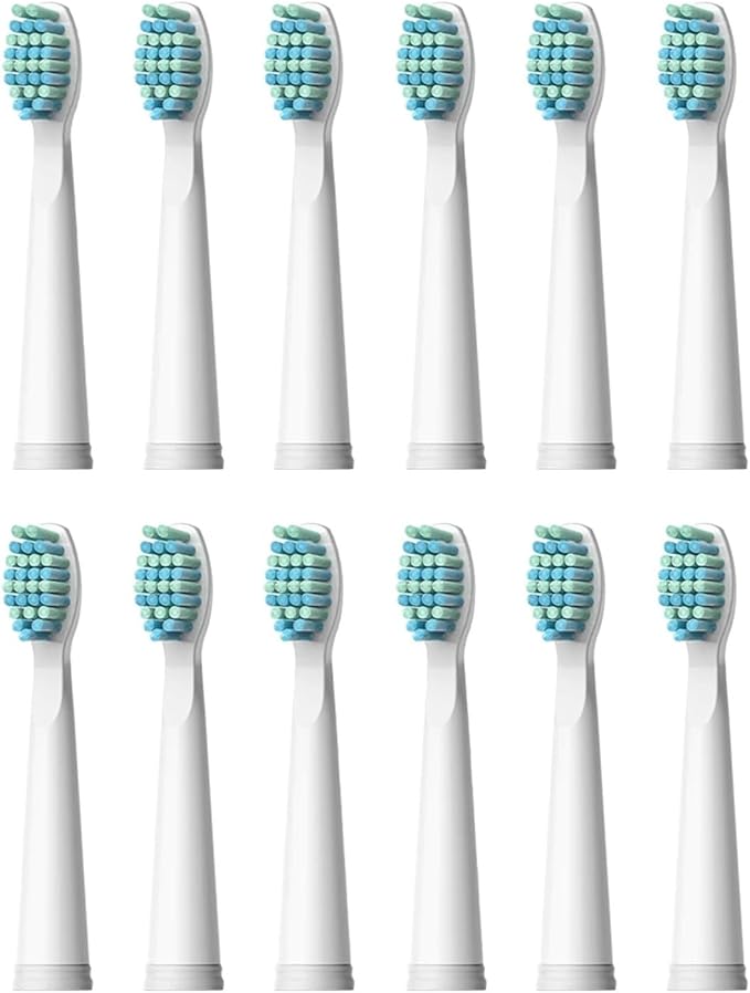 Compatible ForFairywill Electric Toothbrushes Replacement Heads Toothbrush Sets for FW-507 FW-508 FW-917 Head(FW01(3pack-12pcs))