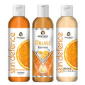 Keya Seth Aromatherapy Complete Body Care Combo Enriched with Vitamin C Orange Body wash 200ml + Skin Defence Orange Body oil 200ml + Orange Face &amp Body Moisturizer 200ml