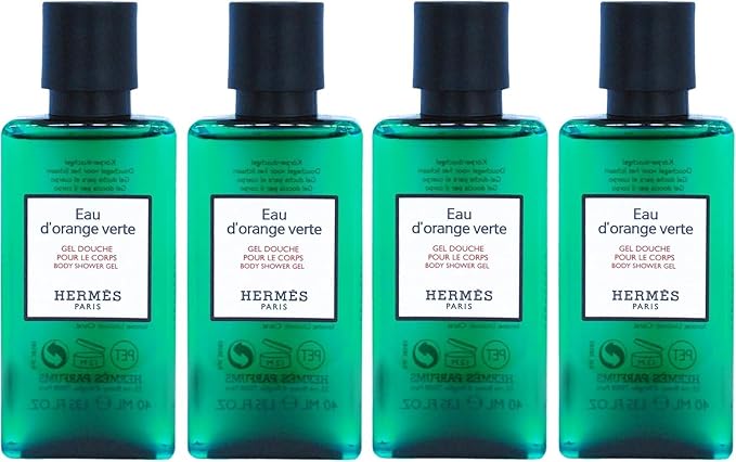 Hermes Eau d'Orange Verte Shower Gel 5.4 fl oz Set of 4