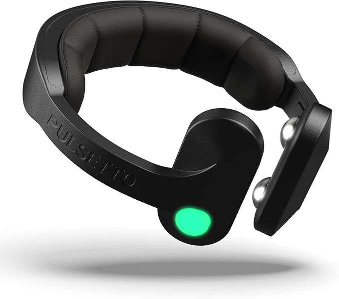 Pulsetto FIT Wellness Wearable with Vagus Nerve Support – Patented Neuro Technology for Relaxation Stress Balance Focus and Restful Sleep