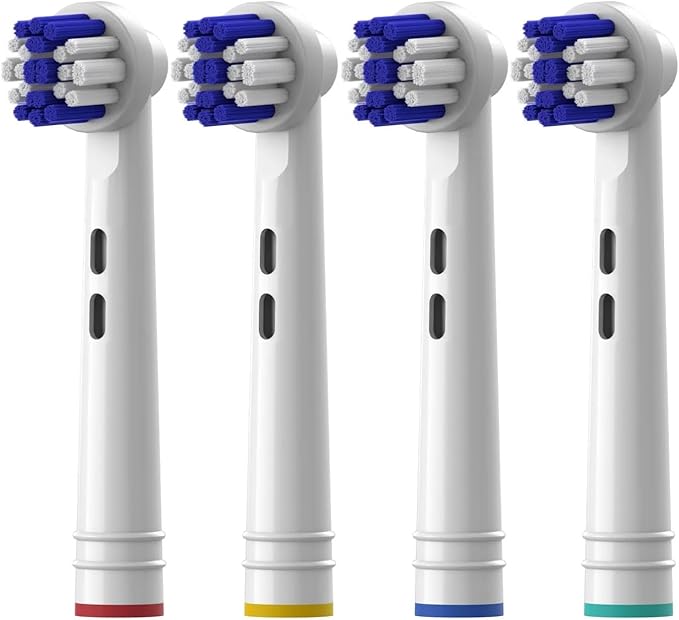 Replacement Brush Heads Compatible For Oral Toothbrush -B Fit Advance Power/Pro Health/3D Excel/Vitality Precision Clean BristlesD100 D25(20P-4Pcs)
