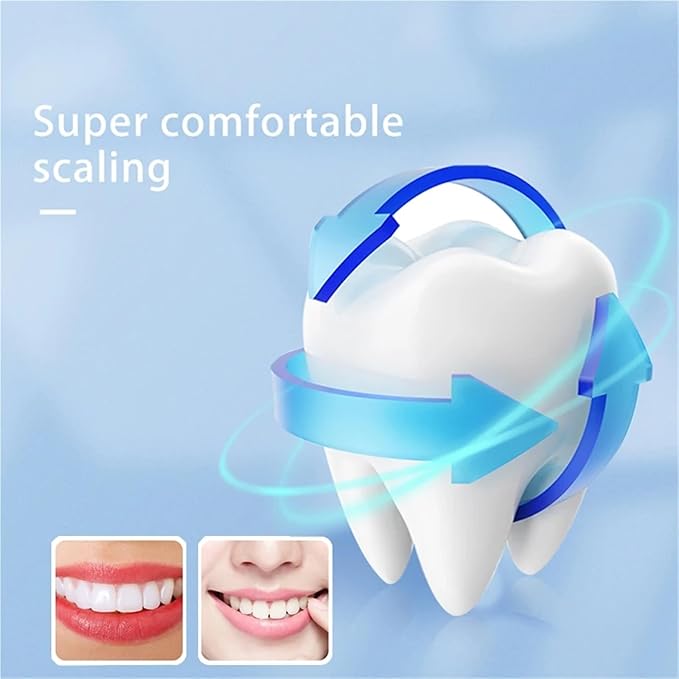 2pcs Rechargeable Rotating Toothbrush - Adult Timer 6 Mode USB Charger with Replacement Heads Set(2002black Pink)