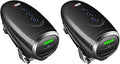 WMARK Barber Massager/Cordless HandheldMassager Charge Neck/Legs/Hand/FaceMassager 2 Massage Nodes 2600AMH(2packs Black)