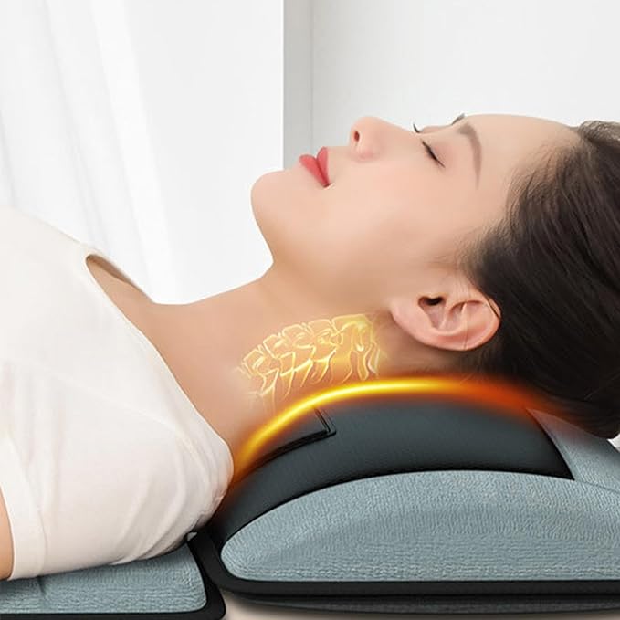 Back Massage Mat | Electric Heating Whole Body Massage Mat | Portable Multifunctional Back Massager Tool for Dad Mum Men Women