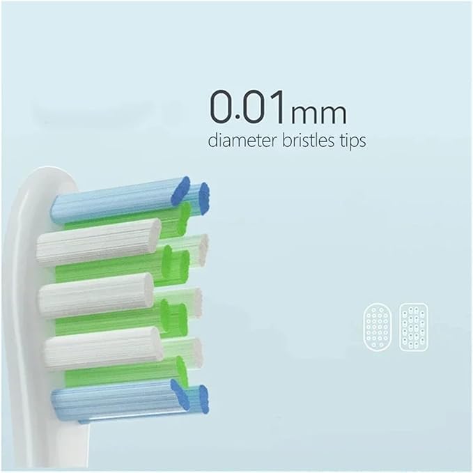Brush Head Replacement Compatible for Oclean Electric Toothbrush Soft Bristle X/X PRO/ Z1 Brushes Replaceable(10 Black)
