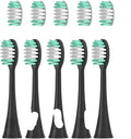 Electric Toothbrush Heads Compatible for Aquasonic Black Series/Series Pro/Vibe Series Unisex Replacement Nozzle(10PCS Mix)