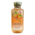 Bath and Body Honeysuckle &amp Peach Spritz Shower Gel with Aloe Vera and Vitamin E 10 fl oz (295 mL)
