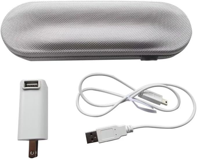 Travel Charger Case w/AC Charer+USB Cable 2023 New HX9210 HX9200 Replacement for Philips Sonicare DiamondClean HX9340 HX9350 HX9382/HX9342/HX939L Toothbrushes(Gray-White)