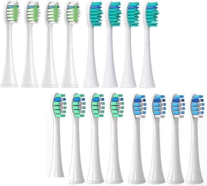 Compatible for Toothbrush Brush Head Replacement Heads HX3/HX6/HX9 Series HX3210/3211/6150/6500/6510/6530/9342/6730(8P2 8P3)