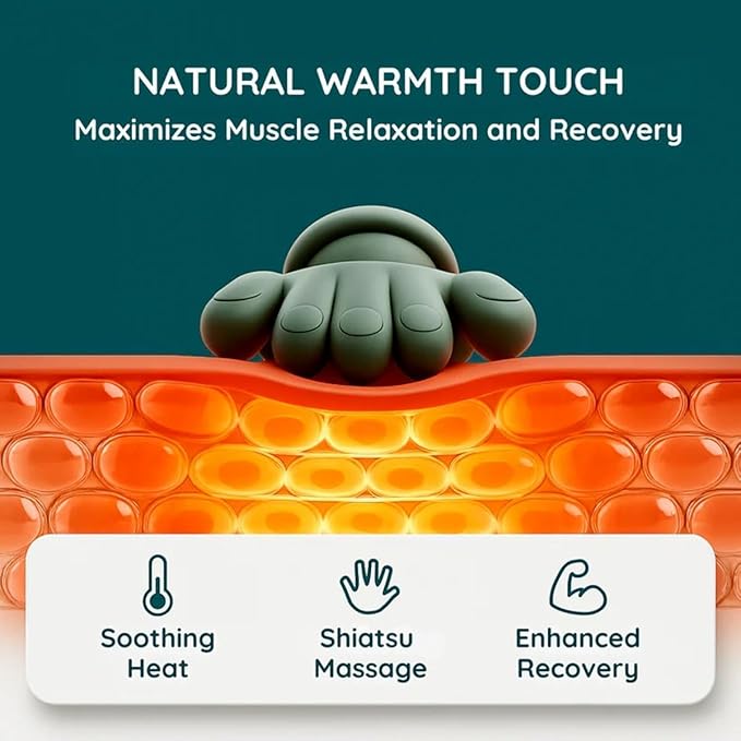 Shiatsu Neck Massager with Heat for Pain Relief Deep Tissue 2026 Upgraded 4D Back Shoulder Kneading Massage Pillow Body Muscle Relaxation Tool Gifts for Mom and Dad