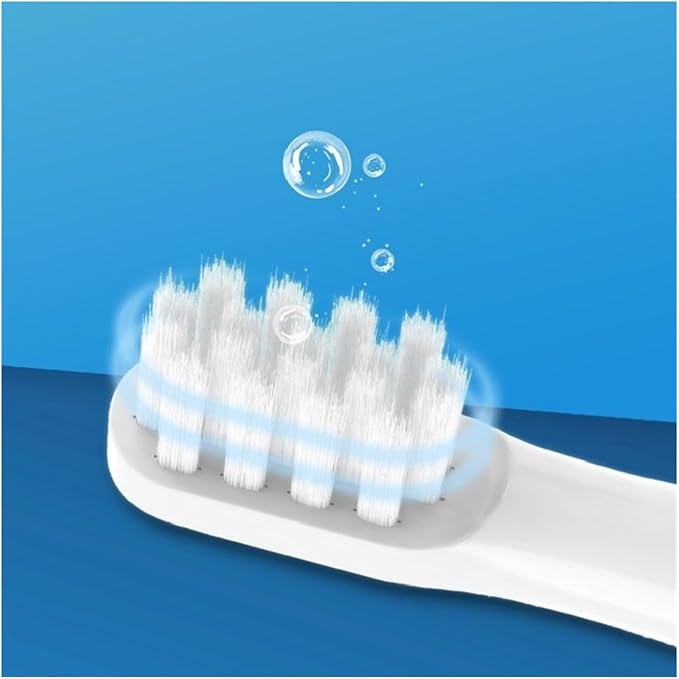 Replacement Brush HeadsCompatible for T100 Toothbrush Head Soft Bristle Nozzles Vacuum Packing(4 Pcs)