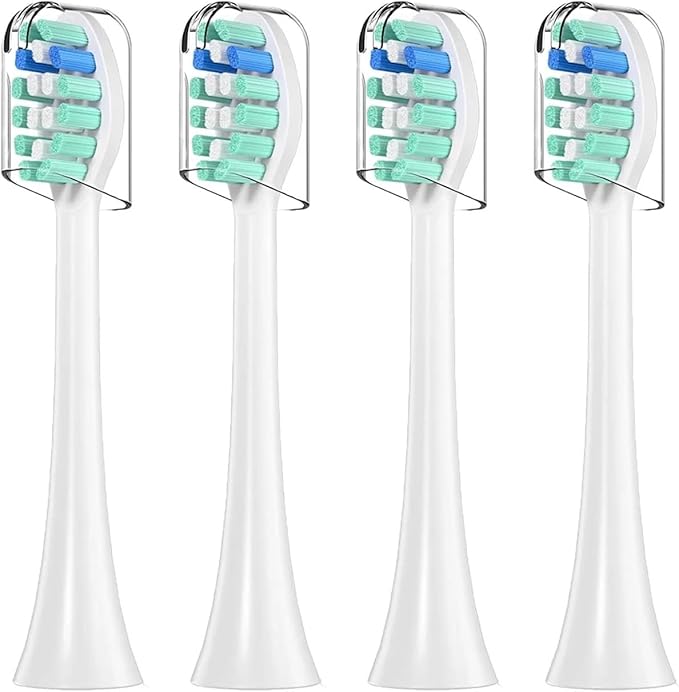 4-16pcs Toothbrush Replacement Heads Compatible with Brush Head for 4100 5100 6100 9023(4pcs Green)
