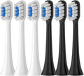 Replacement Brush HeadsCompatible for Xiaomi Mijia T301 T302 T501 /501CSonic Electric Toothbrush Head Soft Bristle Nozzles(T301-302-WH3BK3)