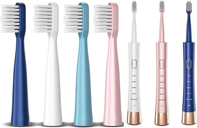 Replacement Toothbrush Heads Compatible for S12/HYUNDAI XM-806/ACA ALY-HYS01W/TSOP/Royalstar/INPHIC Bristles(16pink)
