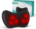 VOYOR-Health Shiatsu Neck and Back Massager with Heat - 3D Kneading Deep Tissue Massage Pillow for Lower Back Shoulder Calf Foot Use at Home Office YZ101 (Dark Black)
