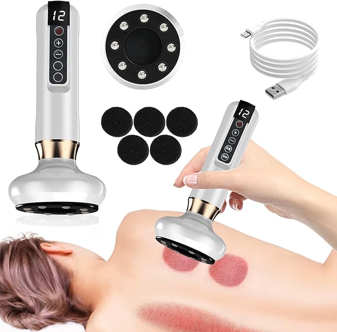 Cellulite ToolCellulite MassageHandheld Cellulites Massager12 Suction Modes MassageTool for Body Sculpting Abdomen Waist HIPSArms &amp Legs