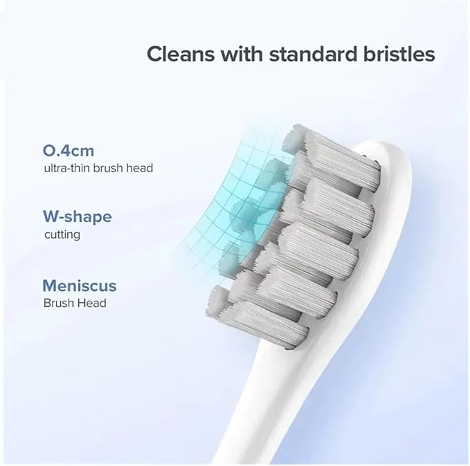 2PCS Electric Toothbrush Brush HeadsCompatible for Oclean X Pro Elite Flow Z1 X10 E1 Air 2 All Series Smart Accessories(P1C9 2PCS)