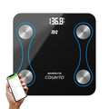 COUNTO Smart Scale- Digital Scale Measuring Body Parameters| Smart Bluetooth Body Fat Measurement Device Body Composition Monitor with Smart App| Bathroom Scales Accurate for Bmi Muscle