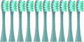 Replacement Brush Heads for Compatible Oclean Flow/X/X PRO/F1/ One/Air 2 Sonic Electric Toothbrush Blue Green Soft Bristle Nozzles(10 Green)
