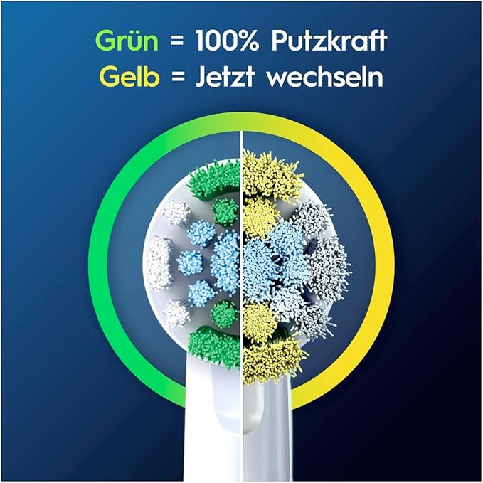 Oral-B Pro Precision Clean Replacement Toothbrush Heads for Electric Toothbrush Pack of 8 Teeth Cleaning with Innovative X-shaped Bristles Original Oral-B Toothbrush Attachment Designed in Germany