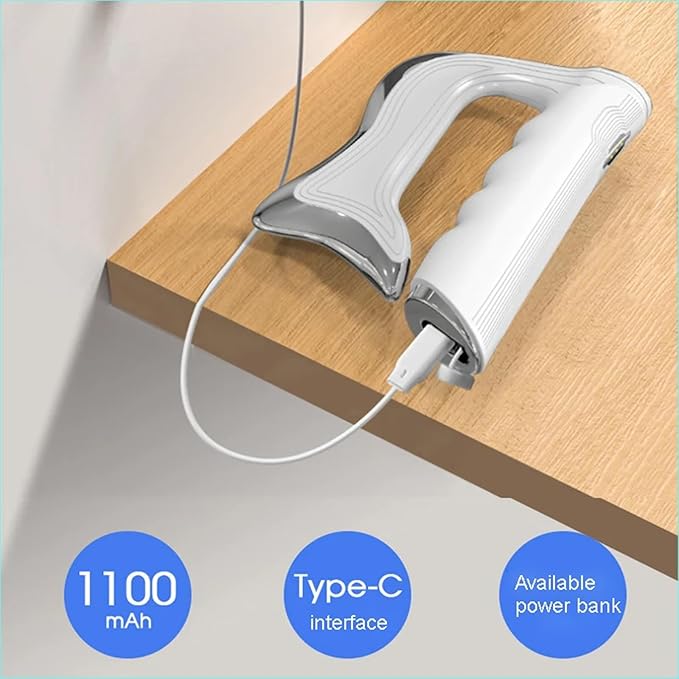 Fascia Knife Muscle Relaxation Electric Fascia Knife Fascia Massager Electric Scraping Tool Medical Scraper Applicable to The Whole BodyBlack